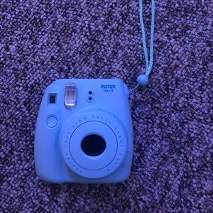 Baby Blue Polaroid Camera!